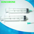 Hot Sale Medical Plastic 3 Parts Disposable Syringe (10ml)